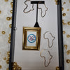 Africa Shape Earings