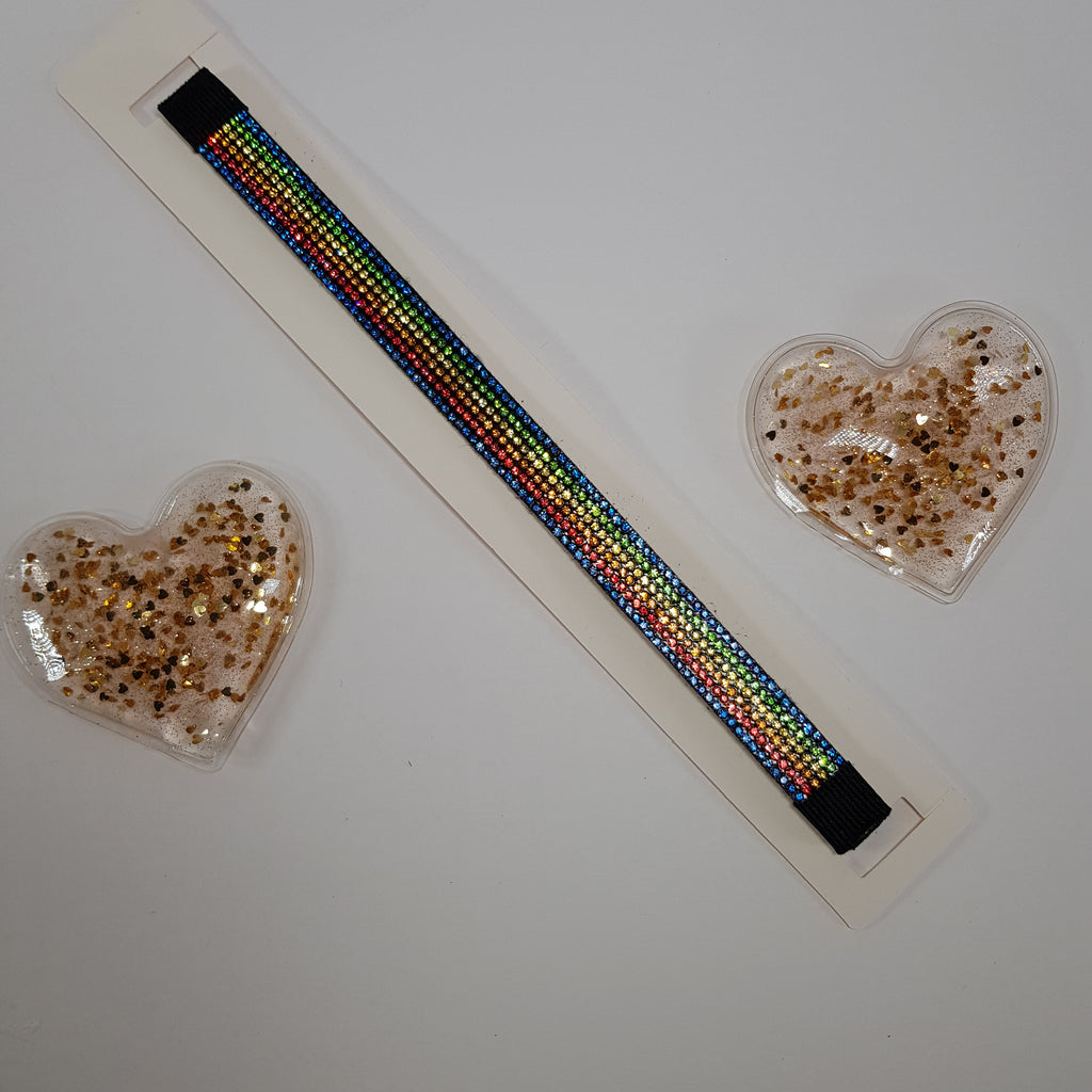 Elastic Jeweled Headbands