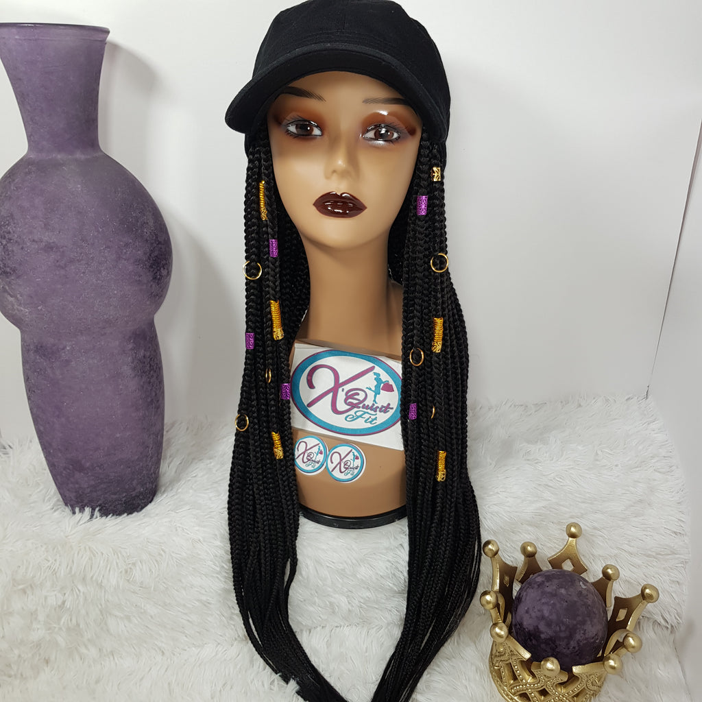 InstaCap Wig Colored Jeweled Collection - Box Braids
