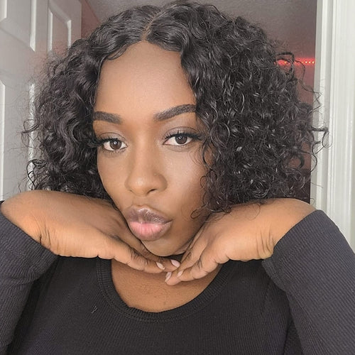 Eileen Wavey Human Hair Bob Wig (10-14 Inches)