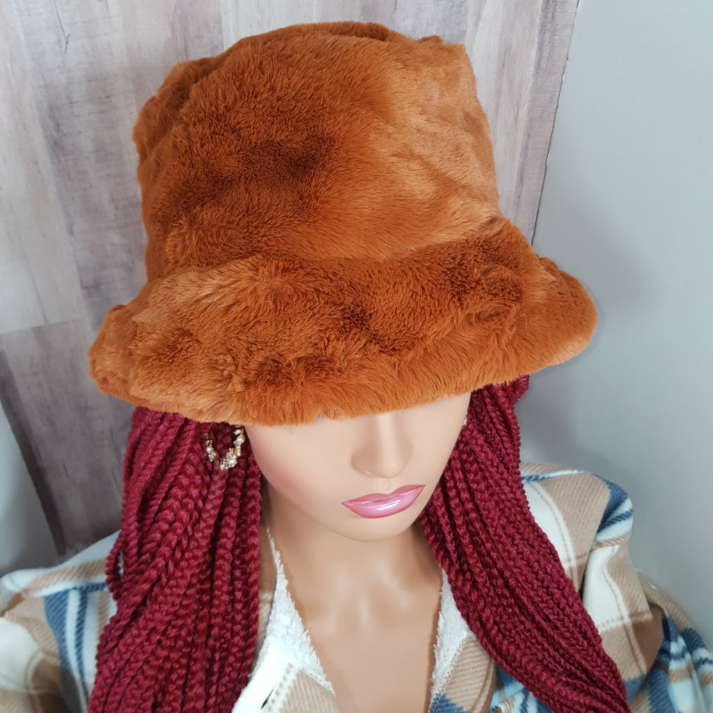 Multi Style Faux Fur Bucket Hat