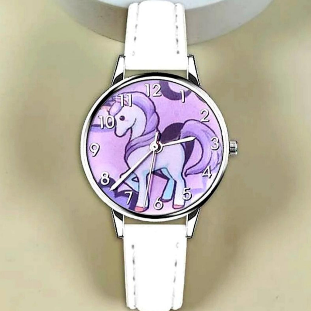 Violet Unicorn Pop It Watch Set