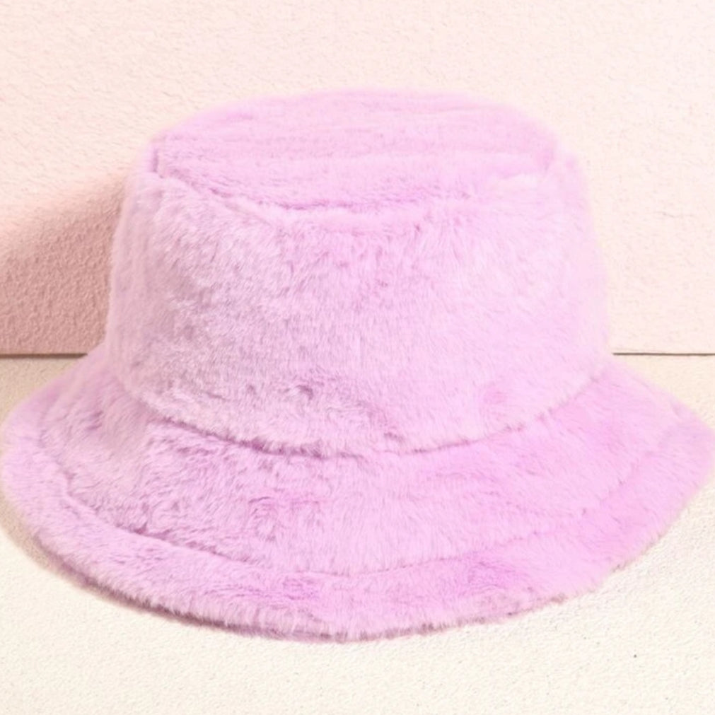 Multi Style Faux Fur Bucket Hat