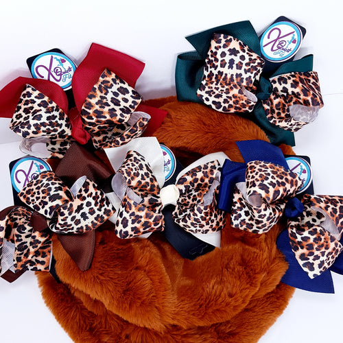XQF Cheetah Pop Bows