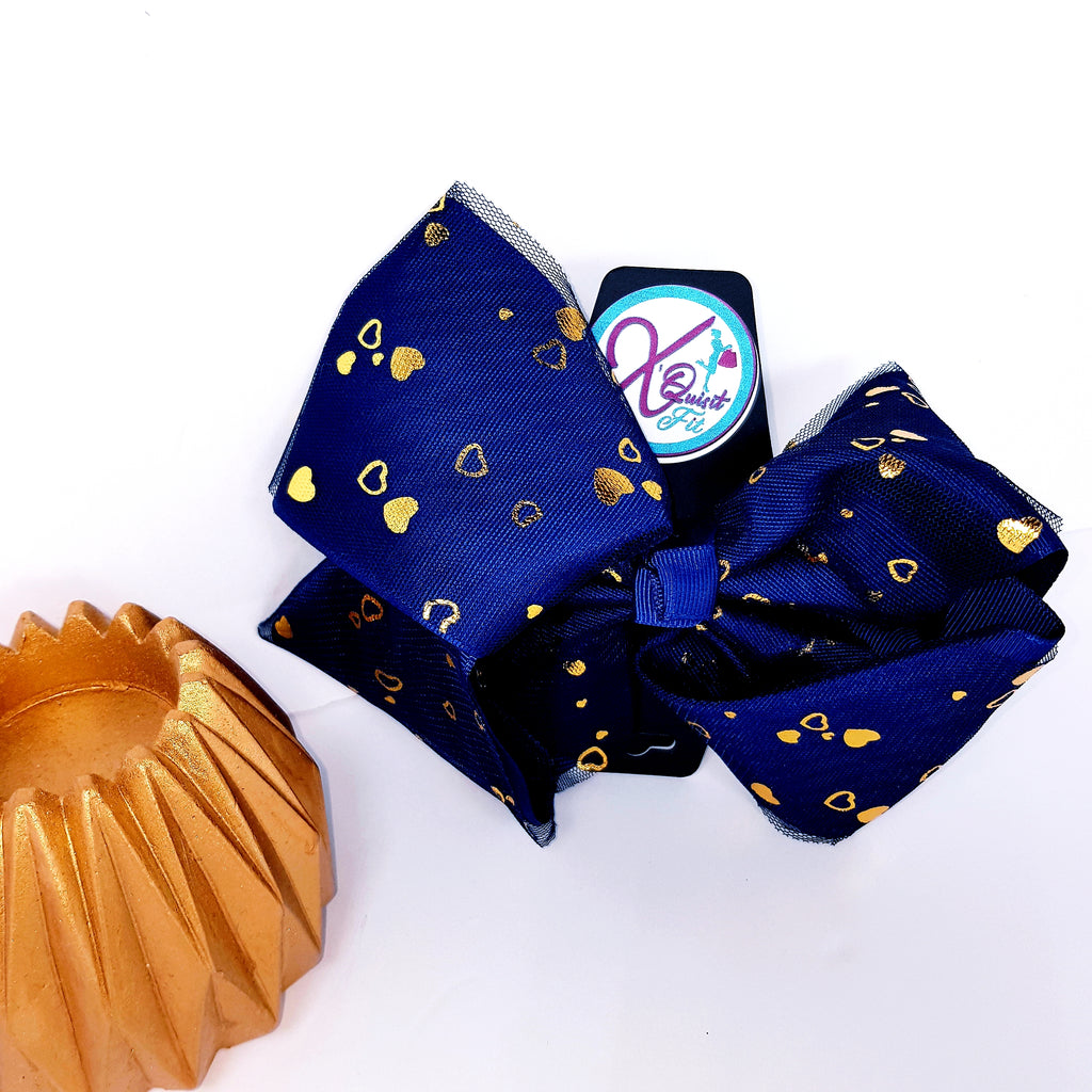 XQF Golden Heart Bows