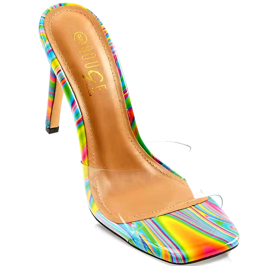 Clear Range Color Heels