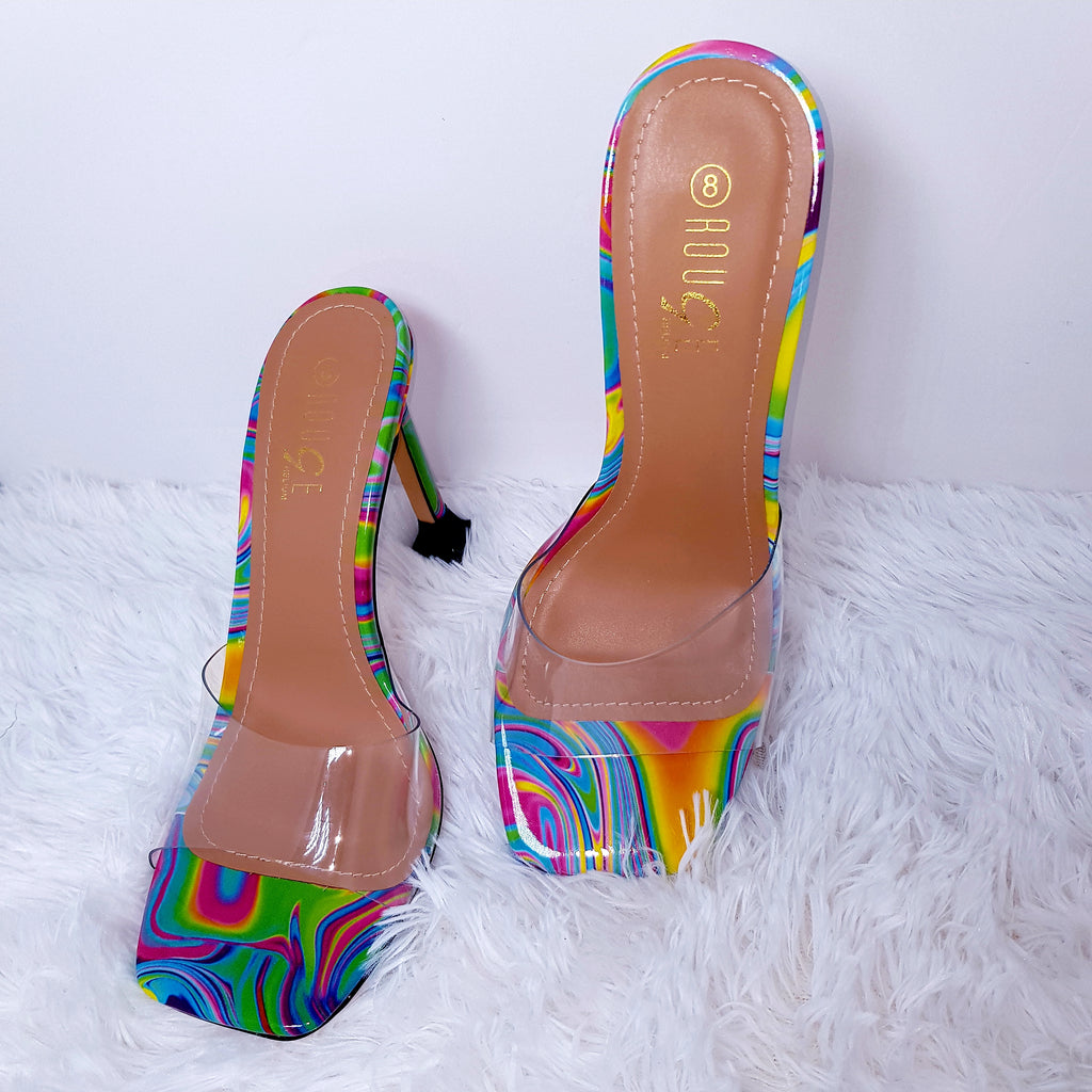Clear Range Color Heels