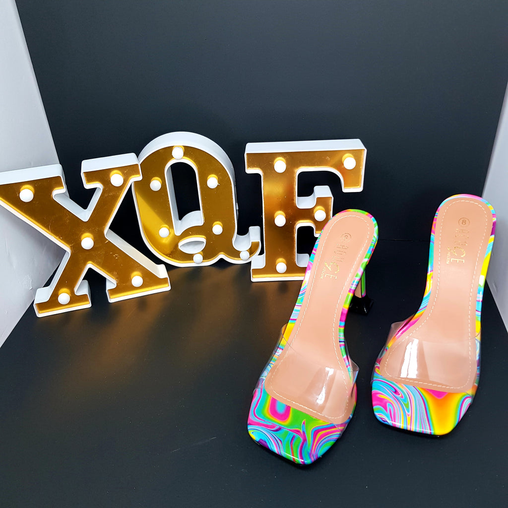 Clear Range Color Heels