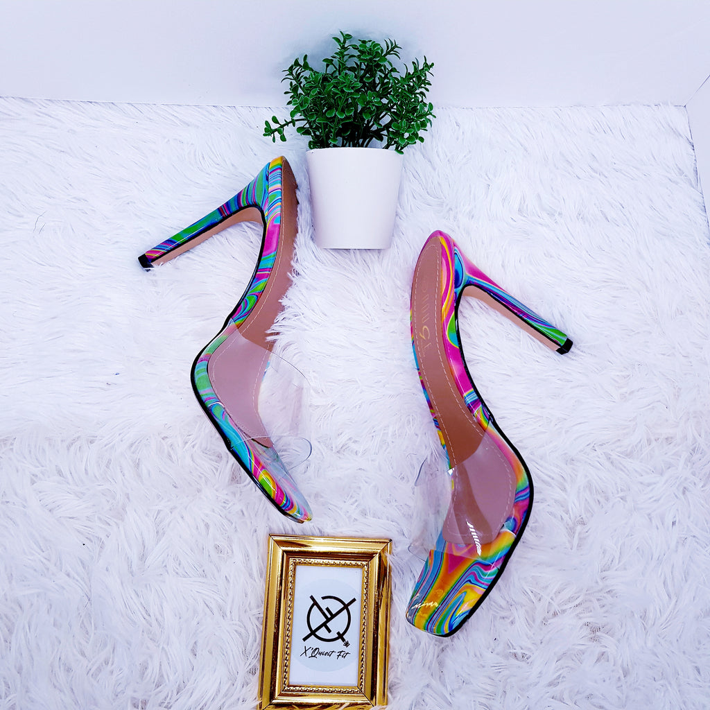 Clear Range Color Heels