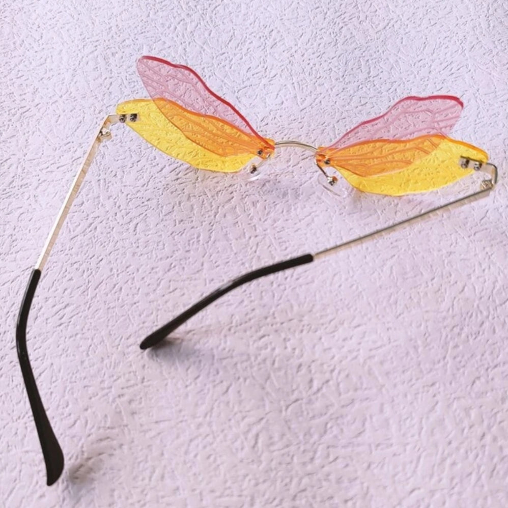 Fly Away Rimless Sunglasses