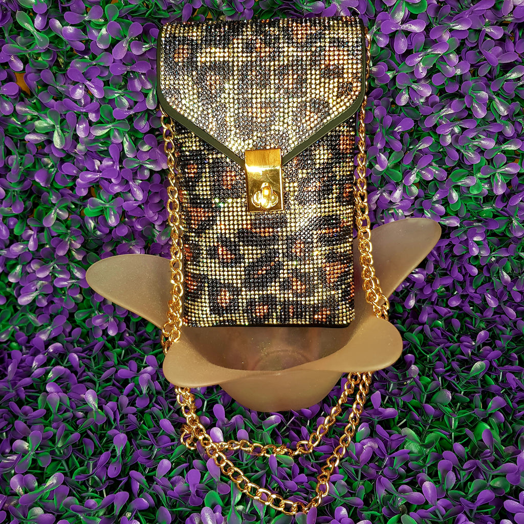 Picture Perfect Jeweled Cheetah Purse