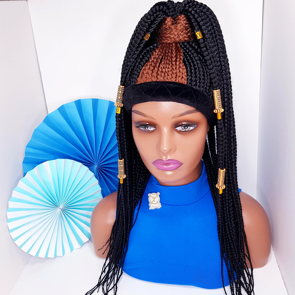 InstaWig Long Ponytail - Box Braids