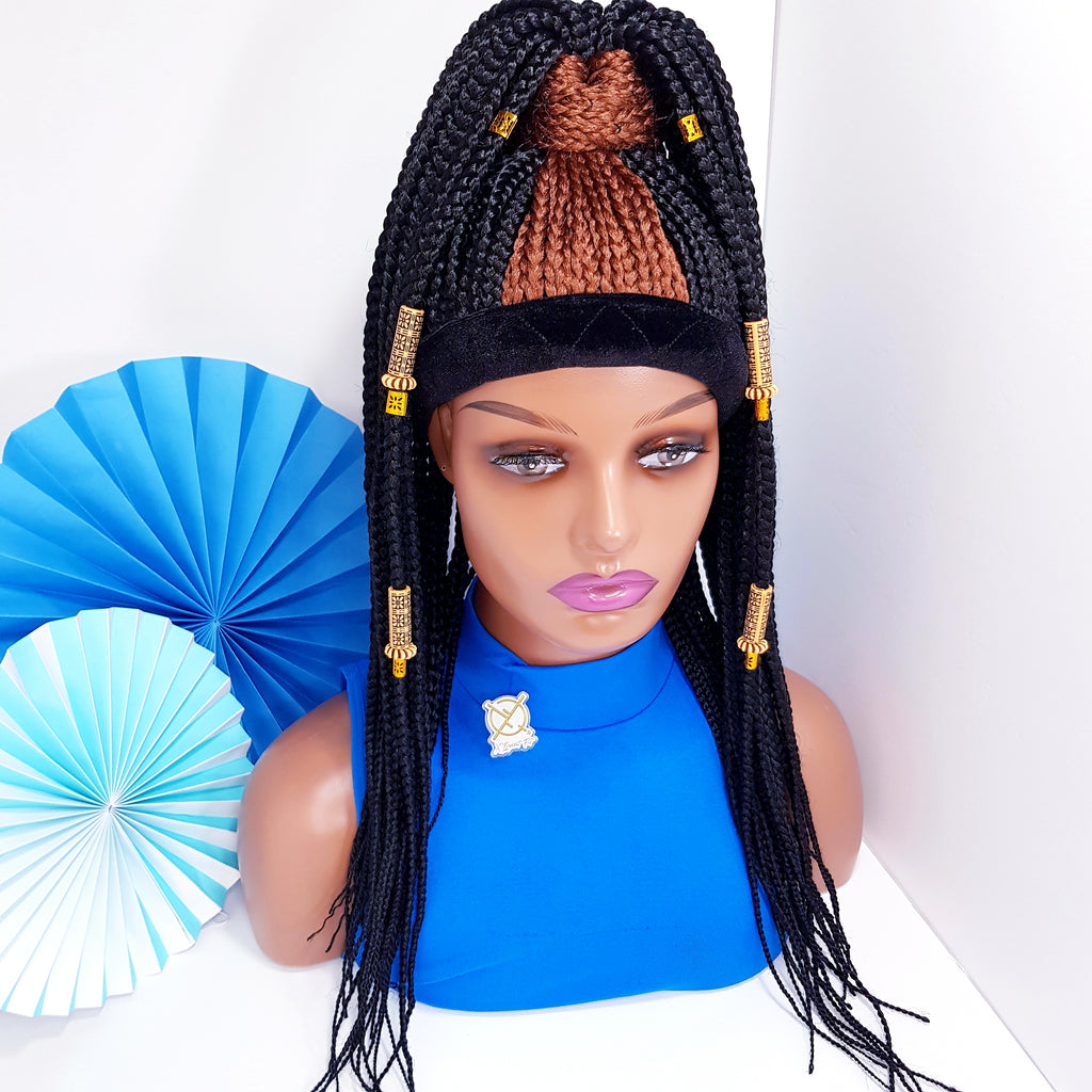 InstaWig Long Ponytail - Box Braids