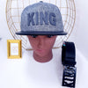 King Snapback Hat