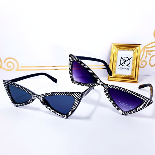 Khat Eye Jeweled Sunglasses