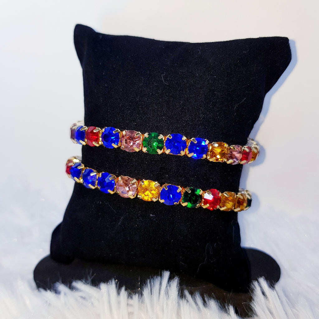 Rainbow Jeweled Bracelet