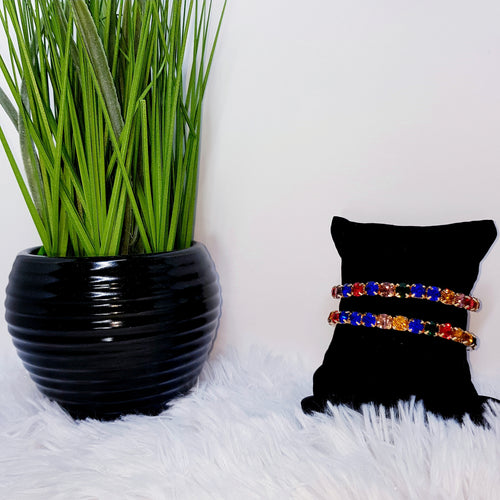 Rainbow Jeweled Bracelet