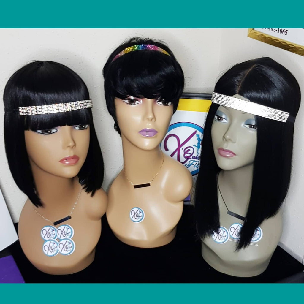 Elastic Jeweled Headbands