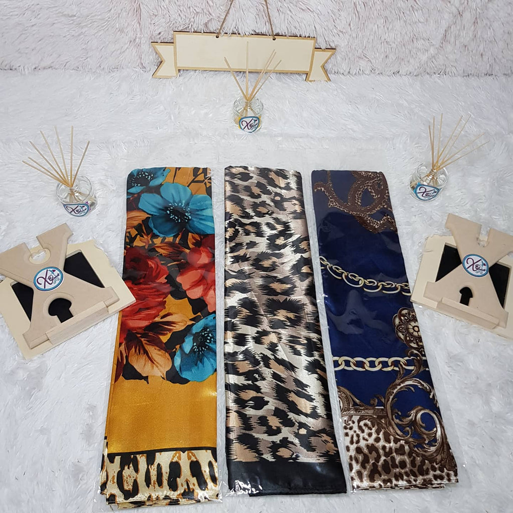 Silky Head Scarves