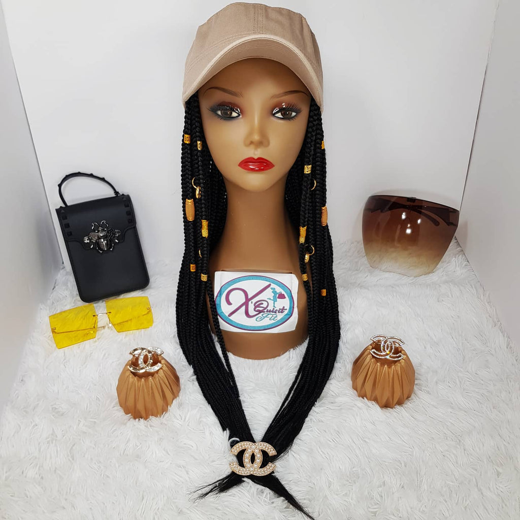InstaCap Wig Colored Jeweled Collection - Box Braids