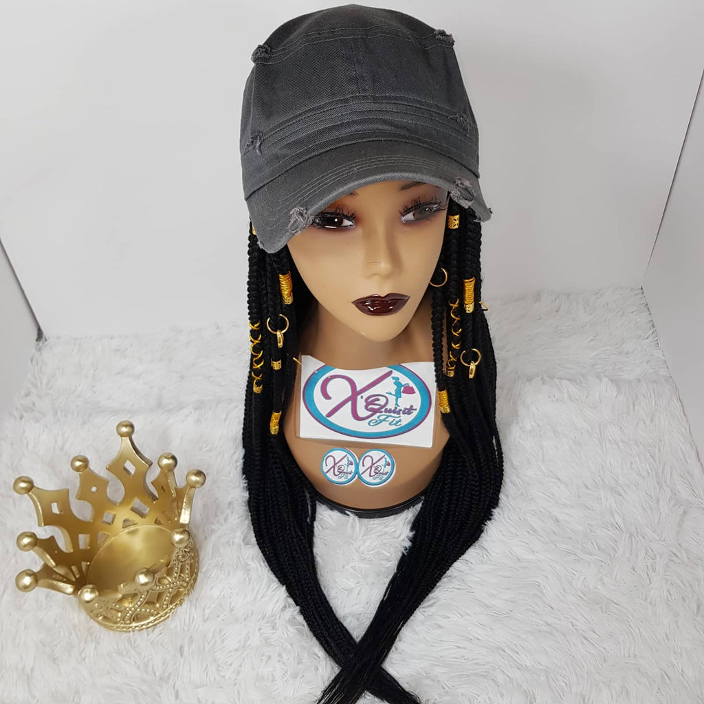 InstaCap Wig Colored Jeweled Collection - Box Braids