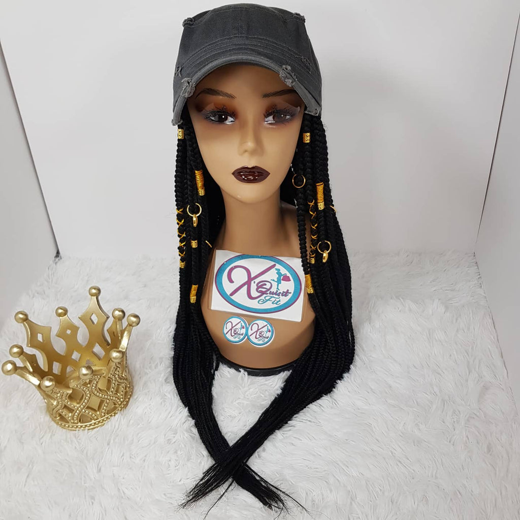 InstaCap Wig Colored Jeweled Collection - Box Braids