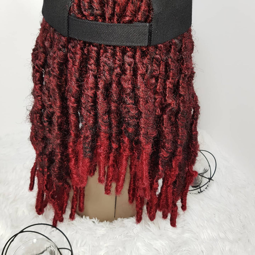 InstaCap Wig BLM Butterfly Locs Bob Wigs