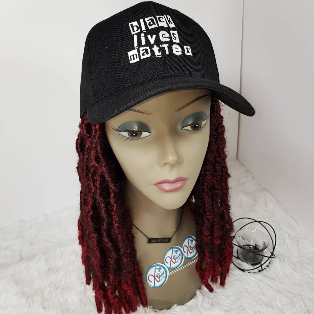 InstaCap Wig BLM Butterfly Locs Bob Wigs