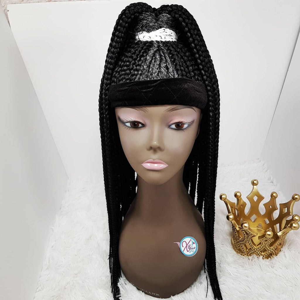 InstaWig Long Ponytail - Box Braids