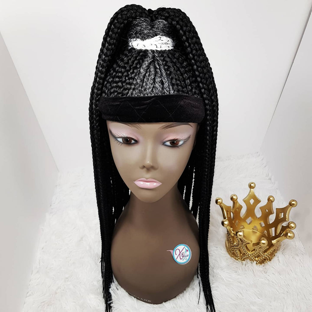 InstaWig Long Ponytail - Box Braids