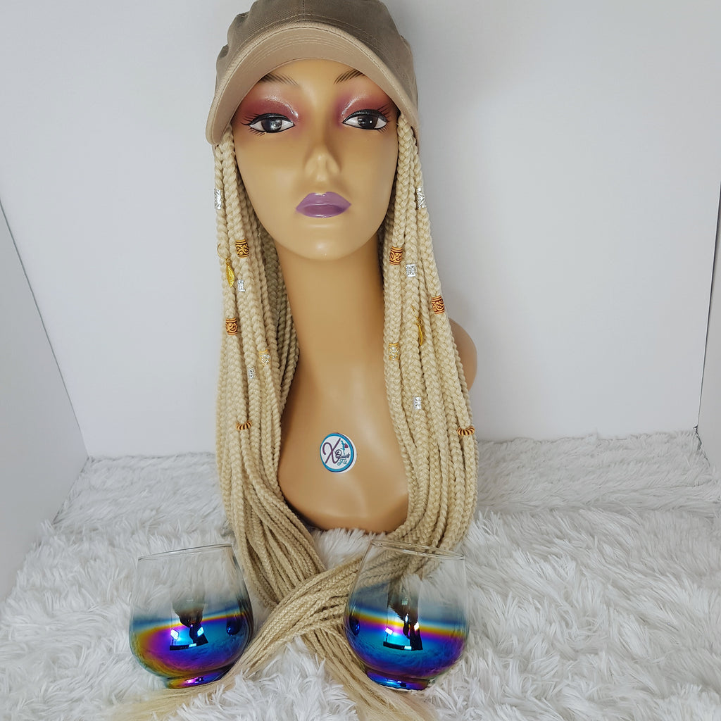 InstaCap Wig Colored Jeweled Collection - Box Braids
