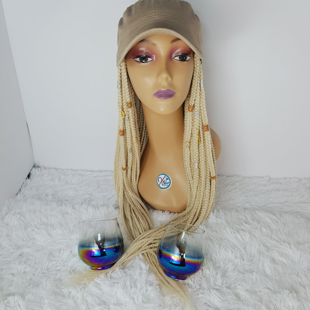 InstaCap Wig Colored Jeweled Collection - Box Braids