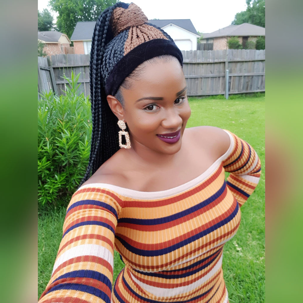 InstaWig Long Ponytail - Box Braids