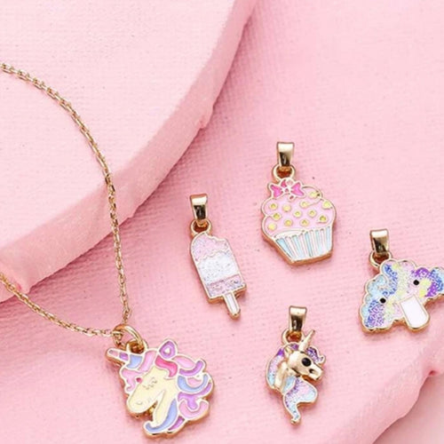 Change Me Up Unicorn Necklace Pendant Set