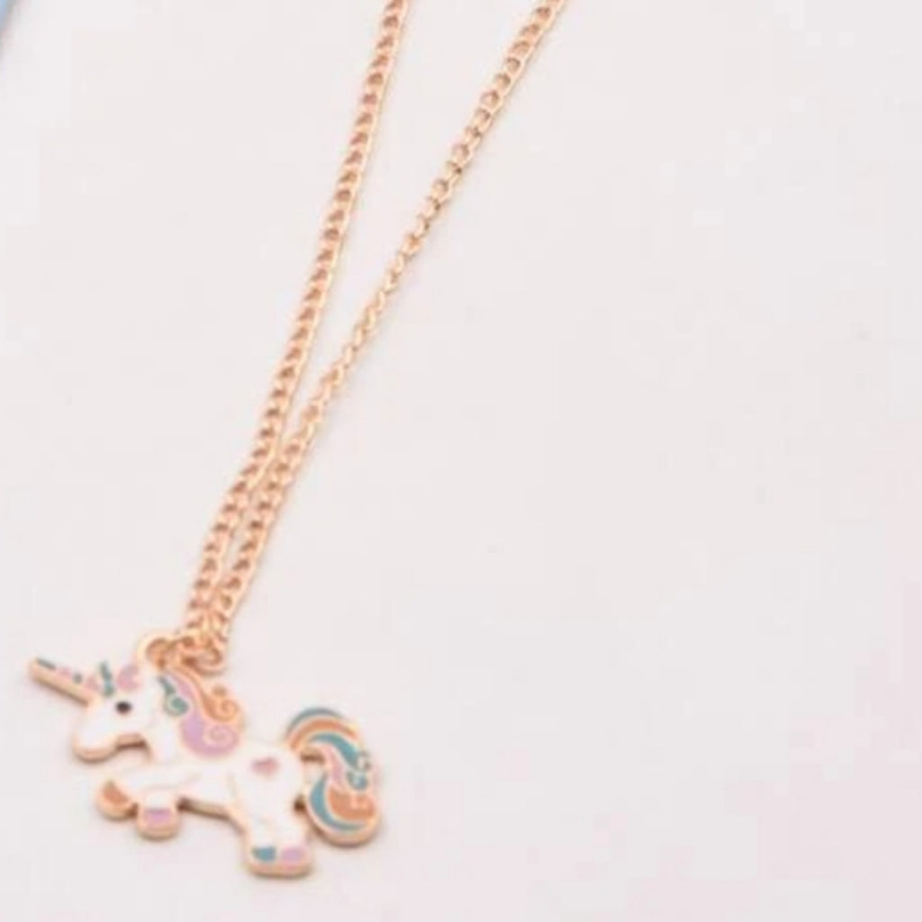 Honey Blossom Unicorn Necklace
