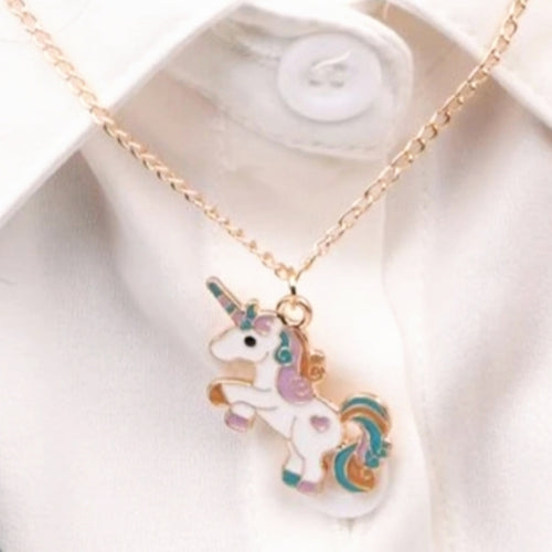 Honey Blossom Unicorn Necklace