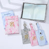 XQF Marble Passport Cover/ Luggage Tag Travel Set