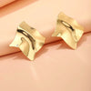Fold Me Gold Earring