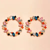 Jeweled Pearl  Earings