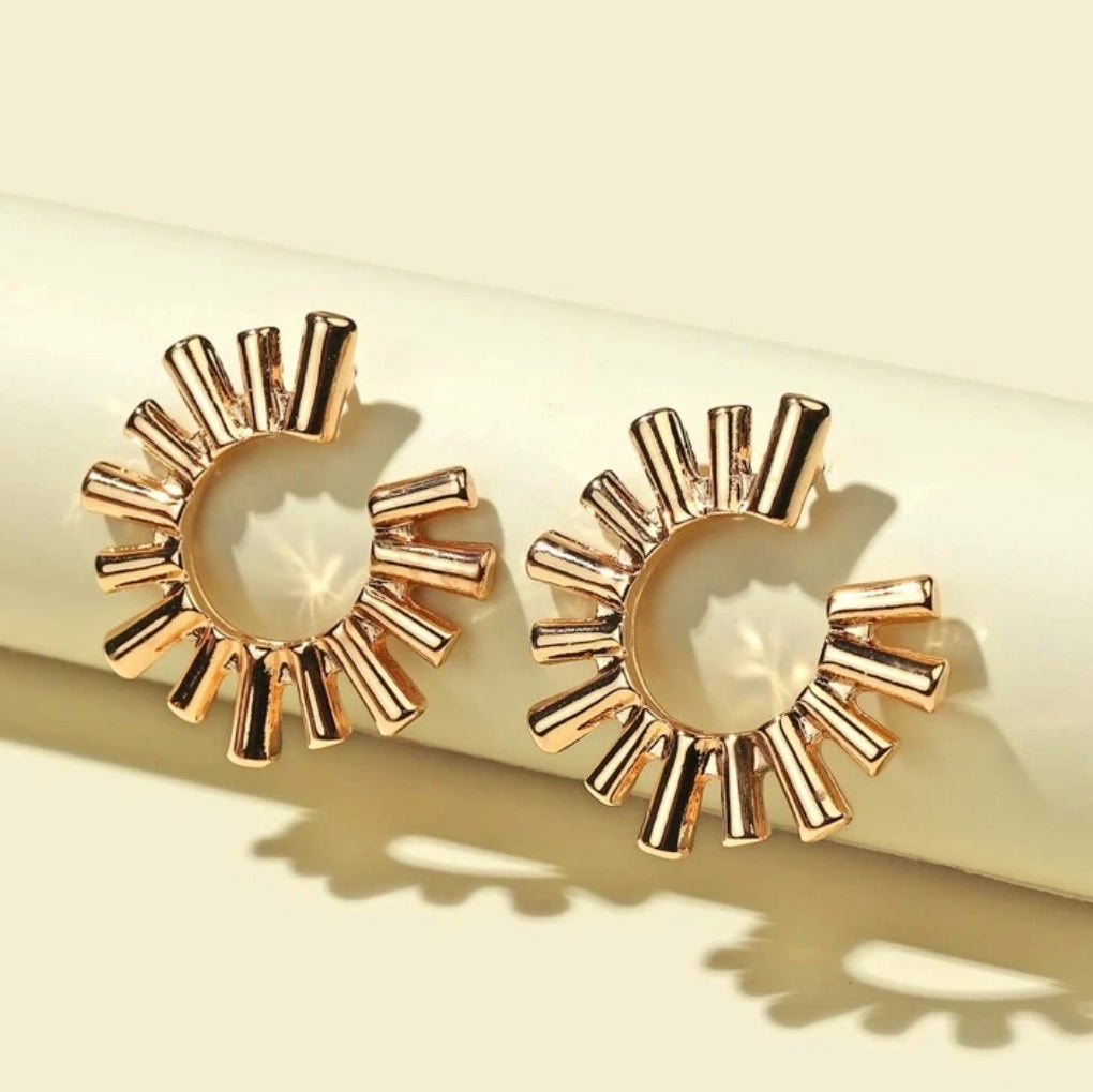 Dail Me Up Knob Earring