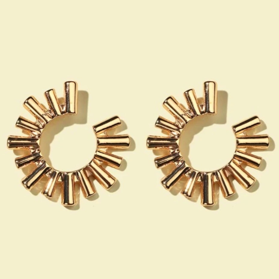 Dail Me Up Knob Earring