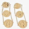 Coin Link Earring