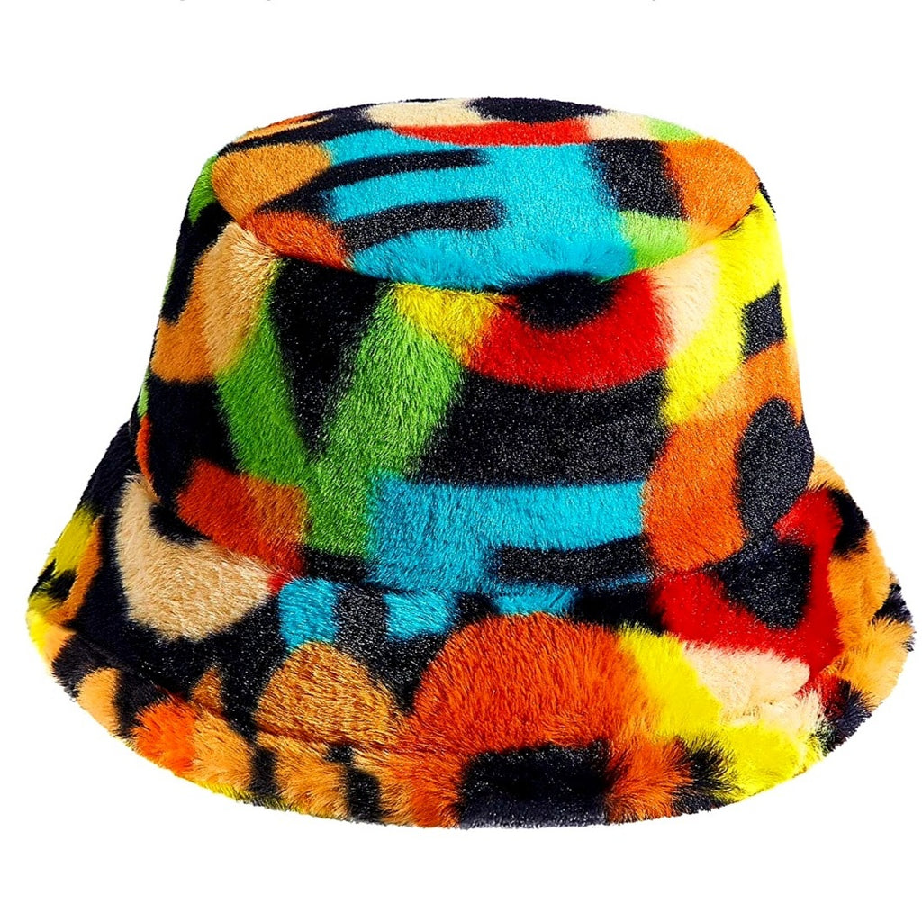 Multi Style Faux Fur Bucket Hat
