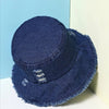 Distressed Denim Bucket Hat