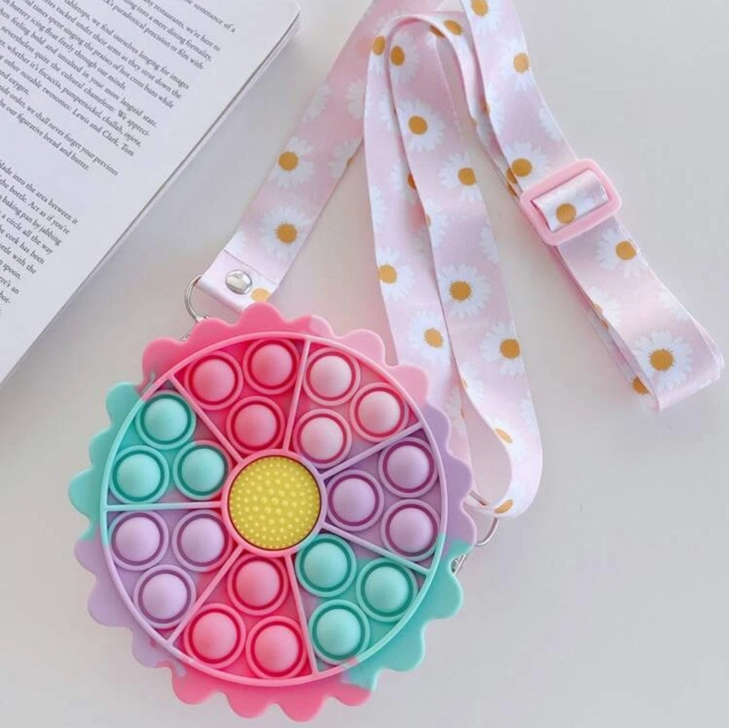 Sun Flower Pop It Bag