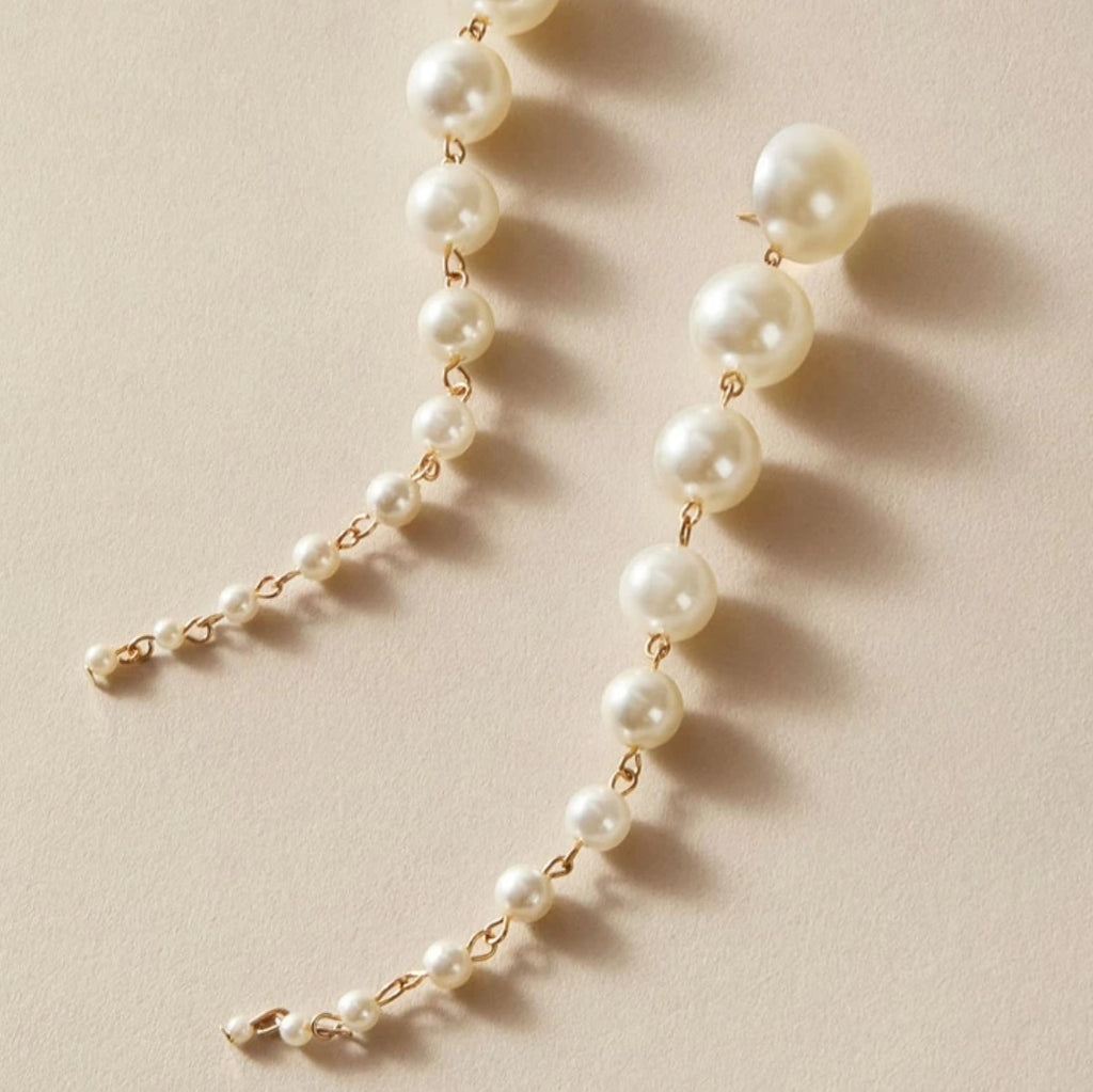 Pearl Link Earring