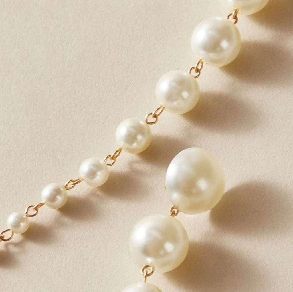 Pearl Link Earring