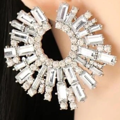 Chrystal Flake Earring