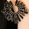 Chrystal Flake Earring