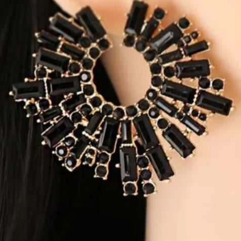 Chrystal Flake Earring